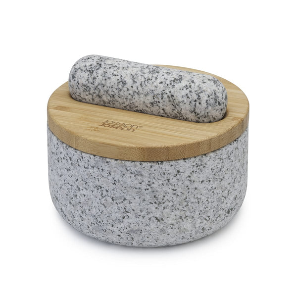 Joseph Joseph - Dash Mortar and pestle, granite / bamboo