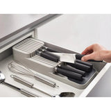 Joseph Joseph Drawerstore Compact Knife Organiser In Grey