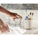 Joseph Joseph EasyStore Matt Toothbrush Holder In Ecru