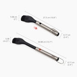 Joseph Joseph GrillOut™ Black BBQ Silicone Basting Brush with Extending Handle