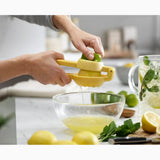 Joseph Joseph JuiceMax Dual-action Yellow Citrus Press