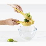 Joseph Joseph JuiceMax Dual-action Yellow Citrus Press