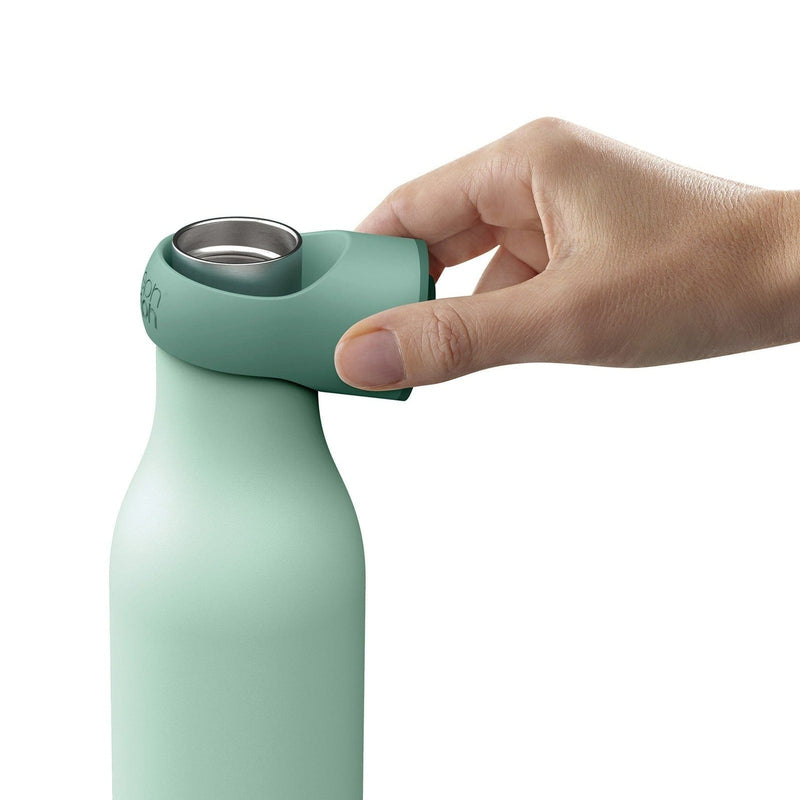 Joseph Joseph Loop 500ml Stainless-steel Vacuum Insulated Water Bottle Green