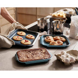 Joseph Joseph Nest™ Bake Non-Stick 3-piece Baking Tray Set In Blue