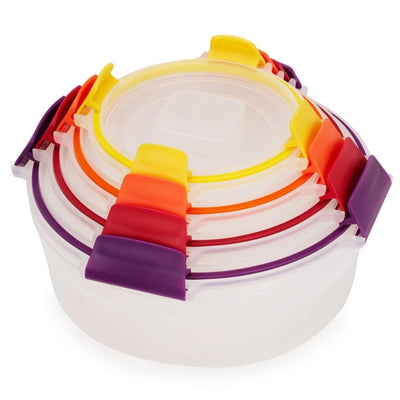 Joseph Joseph Nest™ Lock 4-Piece Multicolour Round Food Container Set