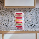 Joseph Joseph Nest™ Lock 4-Piece Red 1.1L Food Container Set In Red