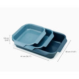 Joseph Joseph Nest™ Oven Non-stick 3-piece Roasting Tray Set In Blue
