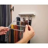 Joseph Joseph Orderly™ Ecru Belt, Tie & Scarf Hanging Rail