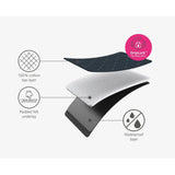 Joseph Joseph Pocket Plus Folding Ironing Board with Advanced Cover In Black