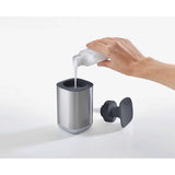 Joseph Joseph Presto Steel Soap Pump In Steel Grey