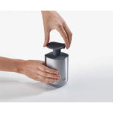 Joseph Joseph Presto Steel Soap Pump In Steel Grey