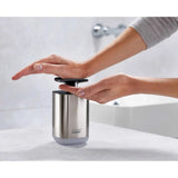 Joseph Joseph Presto Steel Soap Pump In Steel Grey