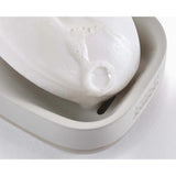 Joseph Joseph Slim Compact Matt Soap Dish In Ecru