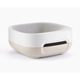 Joseph Joseph Slim Compact Matt Soap Dish In Ecru