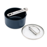 Joseph Joseph  Space Folding Handle Ceramic Non-stick 15cm Blue Saucepan & Lid