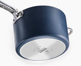 Joseph Joseph  Space Folding Handle Ceramic Non-stick 23cm Blue Saucepan & Lid