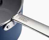 Joseph Joseph  Space Folding Handle Ceramic Non-stick 23cm Blue Saucepan & Lid