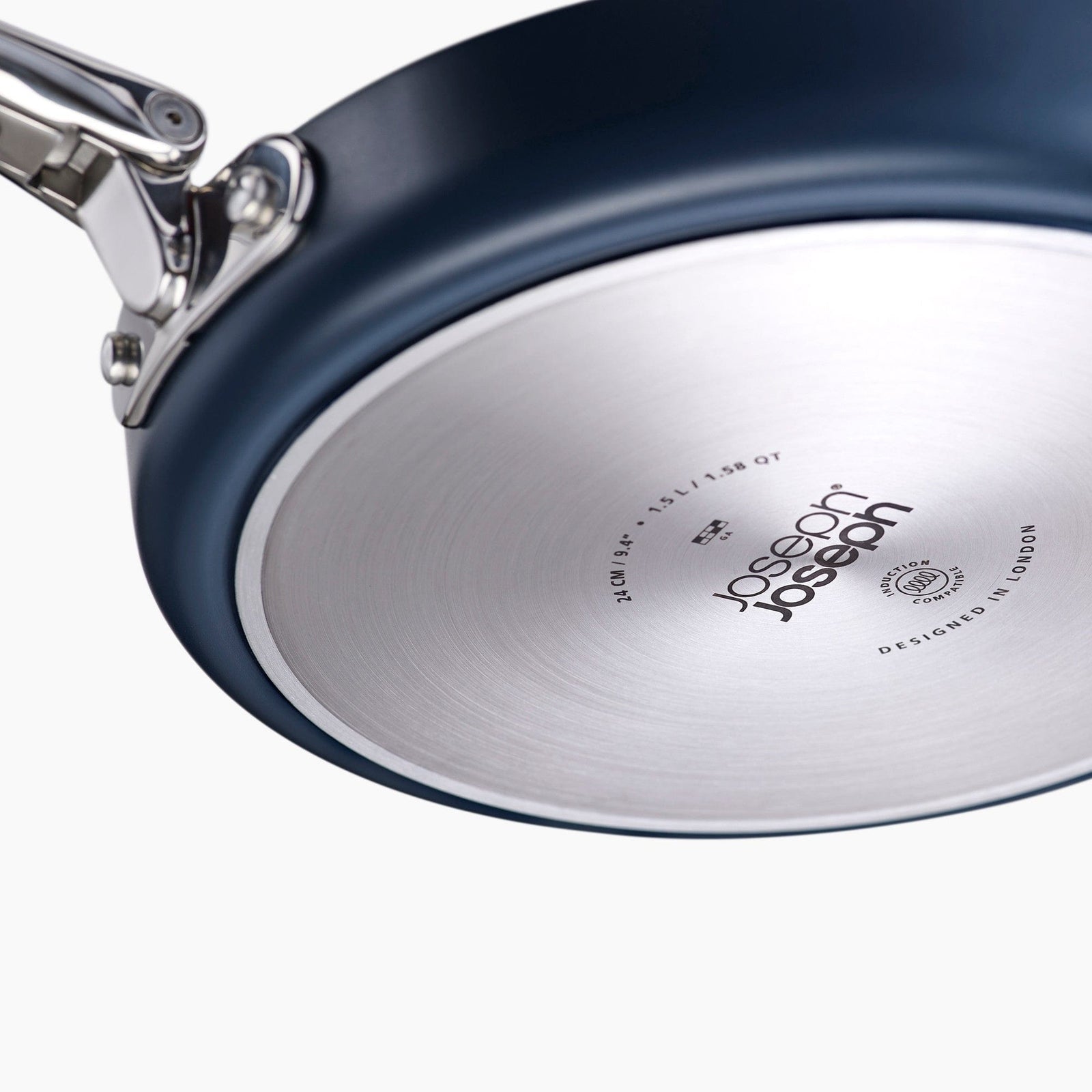 Joseph Joseph Space Folding Handle Ceramic Non-stick 24cm Blue Frying