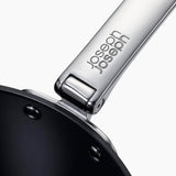 Joseph Joseph Space Folding Handle Ceramic Non-stick 25cm Blue Stock Pot & Lid
