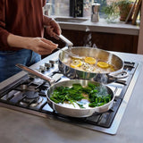 Joseph Joseph Space Steel Folding Handle 20cm Frying Pan In Stainless Steel