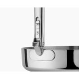 Joseph Joseph Space Steel Folding Handle 28cm Saute Pan & Lid in Stainless Steel