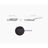 Joseph Joseph Space Steel Folding Handle Non-Stick 24cm Frying Pan In Stainless Steel