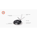 Joseph Joseph Space Steel Folding Handle Non-Stick 24cm Frying Pan In Stainless Steel