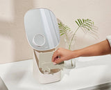 Joseph Joseph Viva Pedestal Mirror With Cosmetic Organiser - Shell