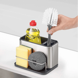 Joseph Joseph Surface™ Stainless-steel Large Sink Tidy In Stainless-steel