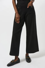 Joseph Ribkoff Button Up Front Pant In Black