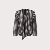 Joseph Ribkoff Chic Polka Dot Pullover Style In Blue Multi