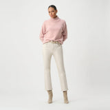 Joseph Ribkoff Classic Straight Leg Metallic Jeans In Champagne