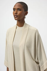 Joseph Ribkoff Coverup In Birch Silver