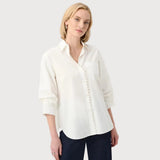 Joseph Ribkoff Embellished Hip-length Shirt Style In White