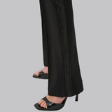 Joseph Ribkoff Flared Pants with Rhinestones In Black