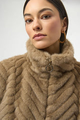 Joseph Ribkoff Fur Vest In Mink