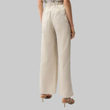 Joseph Ribkoff Jacquard Wide Leg Trousers In Moonstone