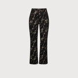 Joseph Ribkoff Slim Mid-rise Formal Trousers In Black