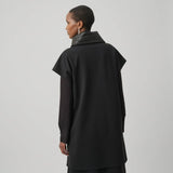 Joseph Ribkoff Straight Quilted-Details Vest In Black