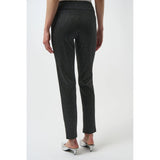 Joseph Ribkoff Trousers In Black Silver