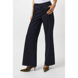 Joseph Ribkoff Wide Leg Jeans In Dark Denim Blue