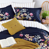 Joules Cambridge Floral Midnight Quilt Set