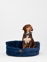 Joules Chesterfield Pet Bed Navy