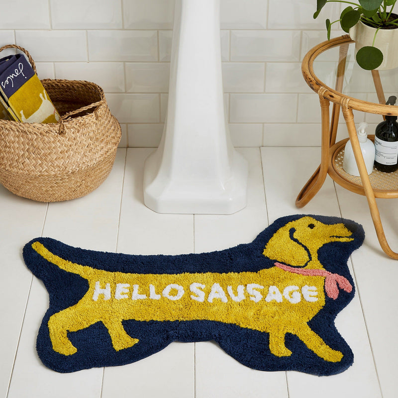 Joules Hello Sausage Bath Mat