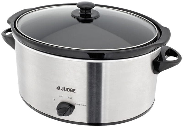 Judge Slower Cooker Silver 5.5L