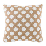 Kate Spade Caroleena Spade Cushion by Kate Spade in Caramel