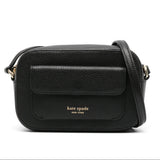 Kate Spade Ava Peddbled Crossbody Bag In Black