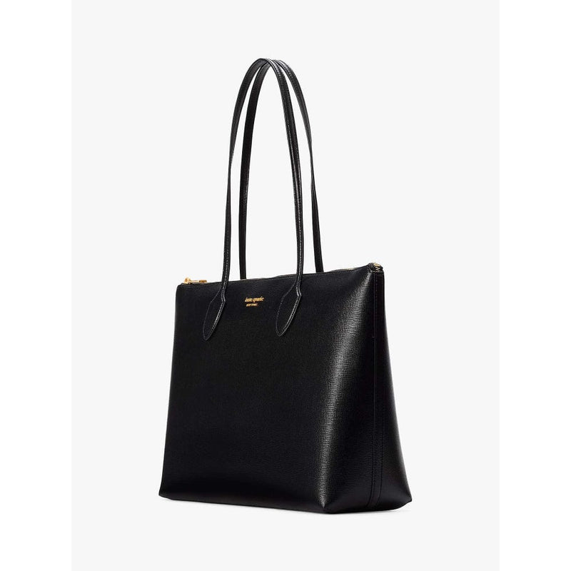 Kate Spade Bleecker Large Leather Tote in Black