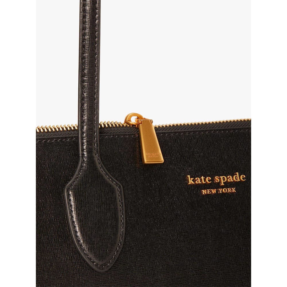 Kate Spade Bleecker Large Leather Tote in Black
