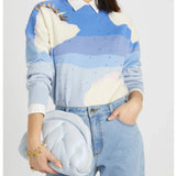 Kate Spade Cloud Clutch Watercolour Blue